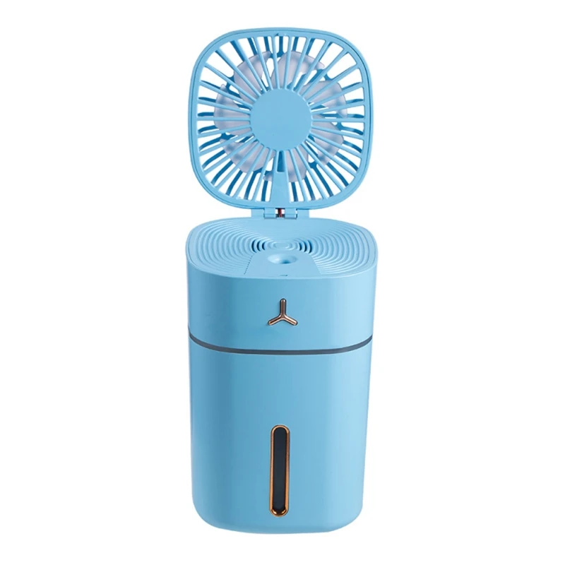 

Mini Folding Spray Fan USB Rechargeable Portable Humidifier water replenishment LXAB