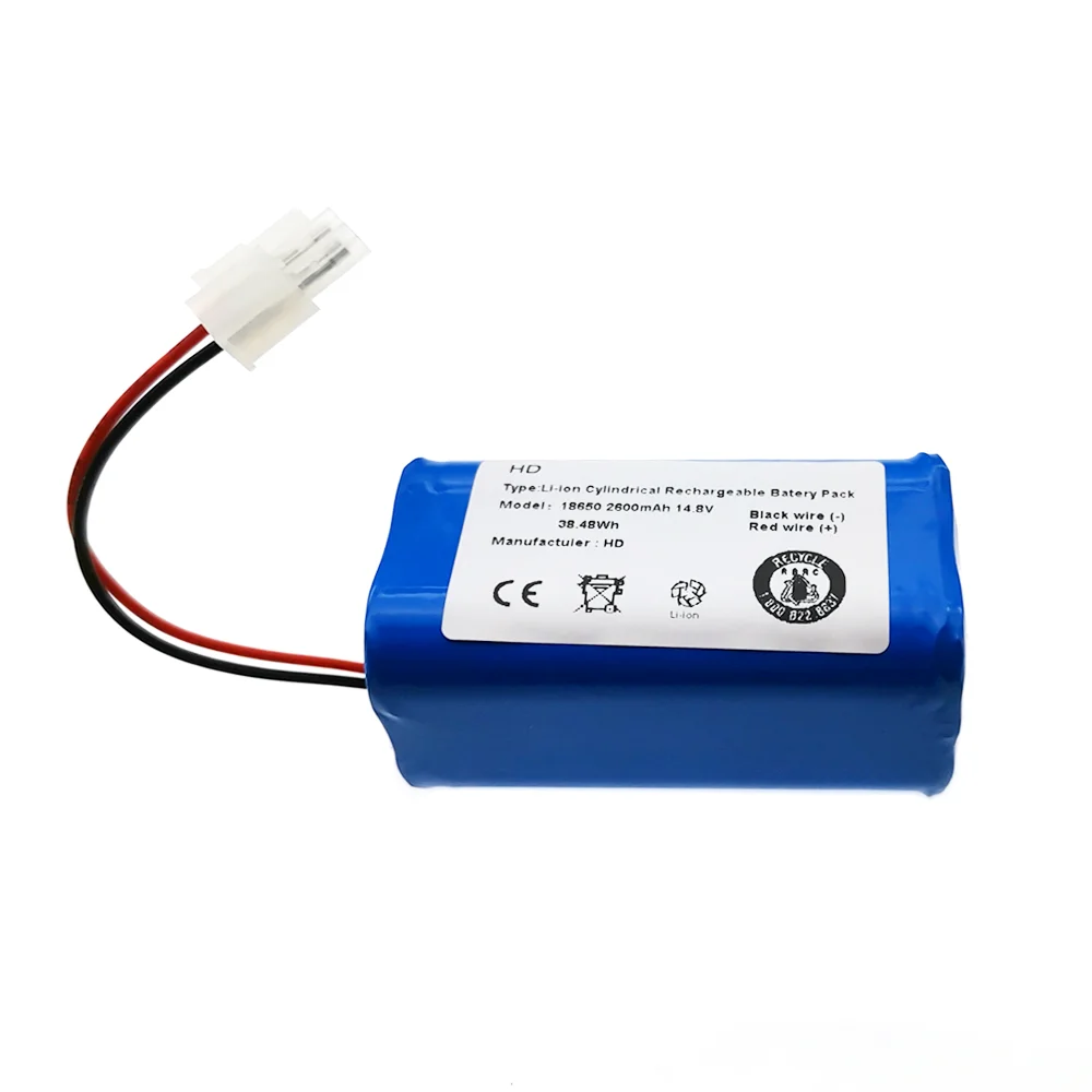 

14.8V 2600mAh robot Vacuum Cleaner Battery Pack replacement for chuwi ilife v7 V7S Pro Robotic Sweeper High quality