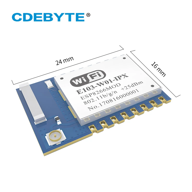 Флюоресцентный модуль 2 4 GHz 100mW ESP8266EX 100m IPX приемник | Мобильные телефоны и