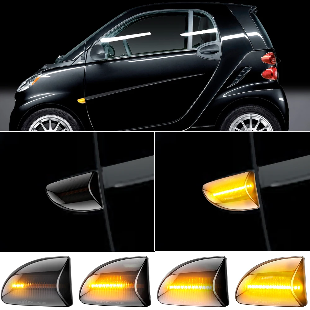 Светодиодные динамические боковые габаритные светильник ни 2 шт. воротный сигнал