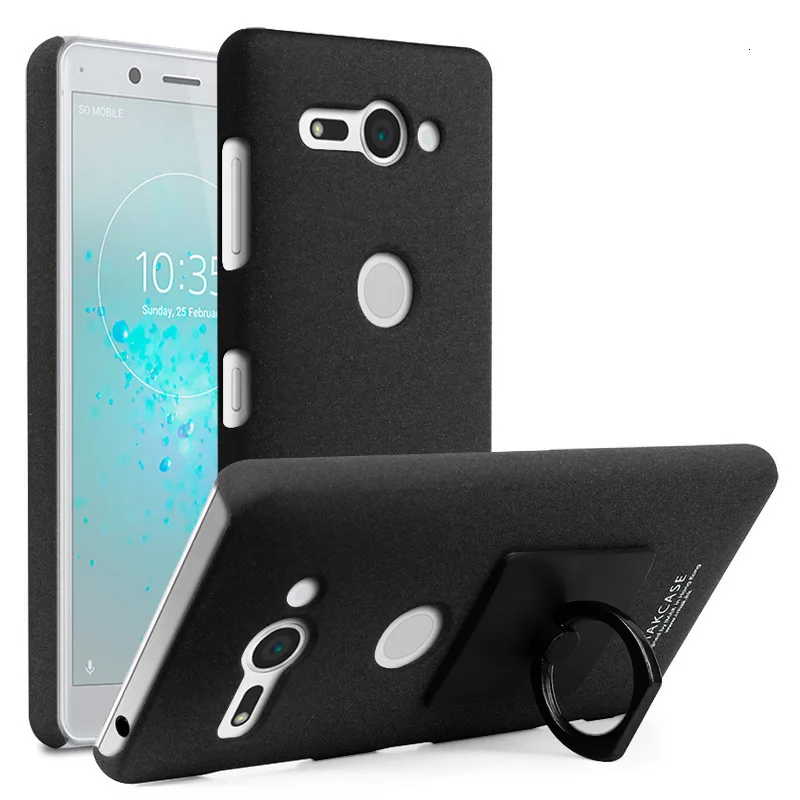 Чехол для sony Xperia XZ2 Compact IMAK Cowboy твердый пластиковый чехол на заднюю панель для sony XZ2 Compact чехол с пленкой - Цвет: Black
