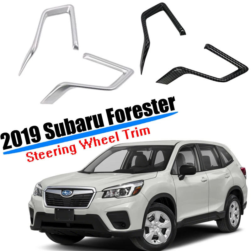 Подходит для 2019 2020 Subaru Forester Внутренняя крышка рулевого колеса отделка ABS Хромовая