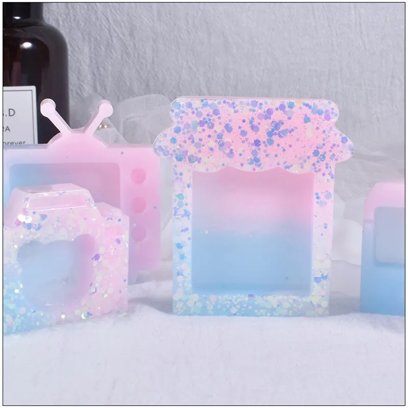 Прозрачная силиконовая форма сделай сам для камеры из картона гладкого песка в