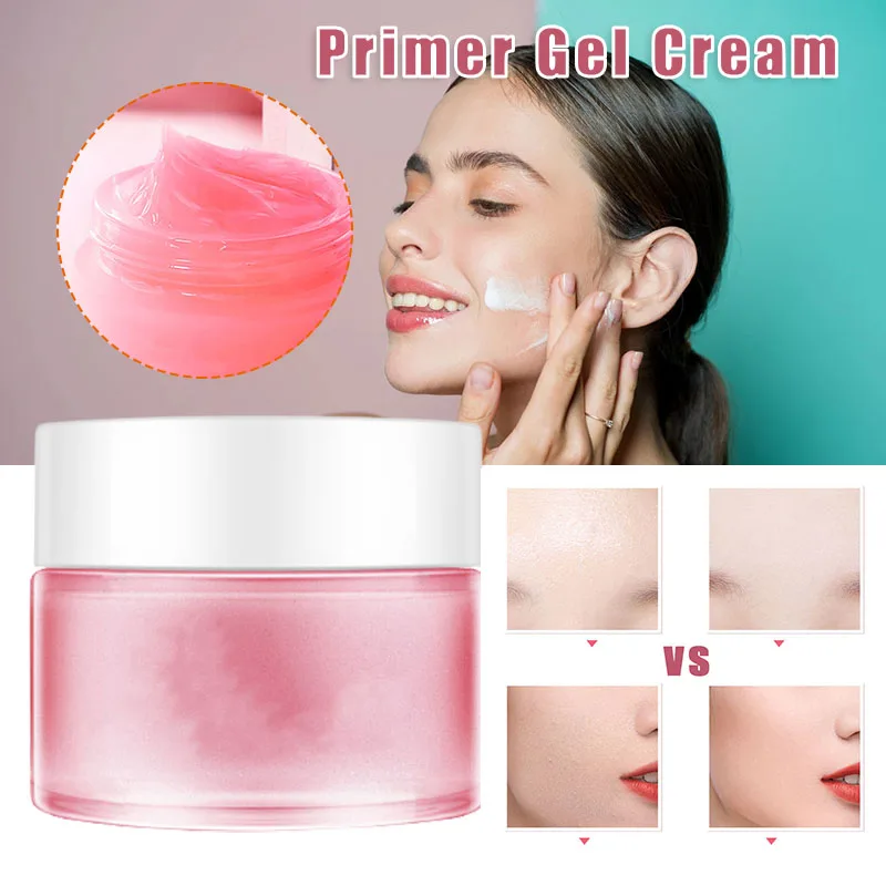 

2021 Invisible Face Pores Hydrating Makeup Base Face Primer Gel Pore Light Primer Oil-Free Make Up Matte Looks Cosmetic