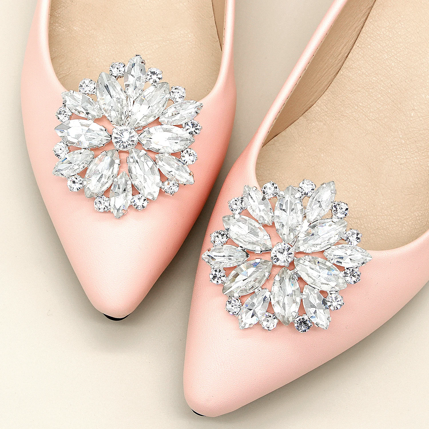 1 шт. Стразы зажимы для обуви Блестящая декоративная Железная пряжка украшения