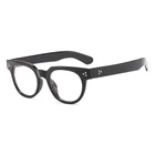 Модные ретро-очки для чтения с заклепками, увеличительное стекло для женщин и мужчин, градиентная цветная оправа, очки для дальнозоркости + 1,0  + 4,0 N5