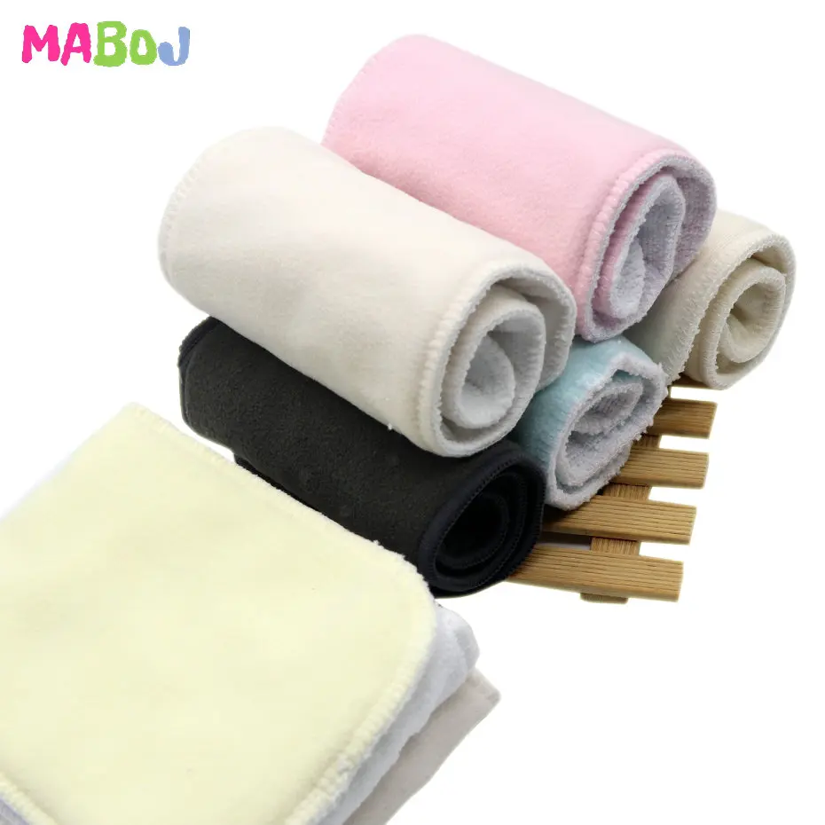 Вкладыши для подгузников MABOJ многоразовые вкладыши из микрофибры бамбука угля