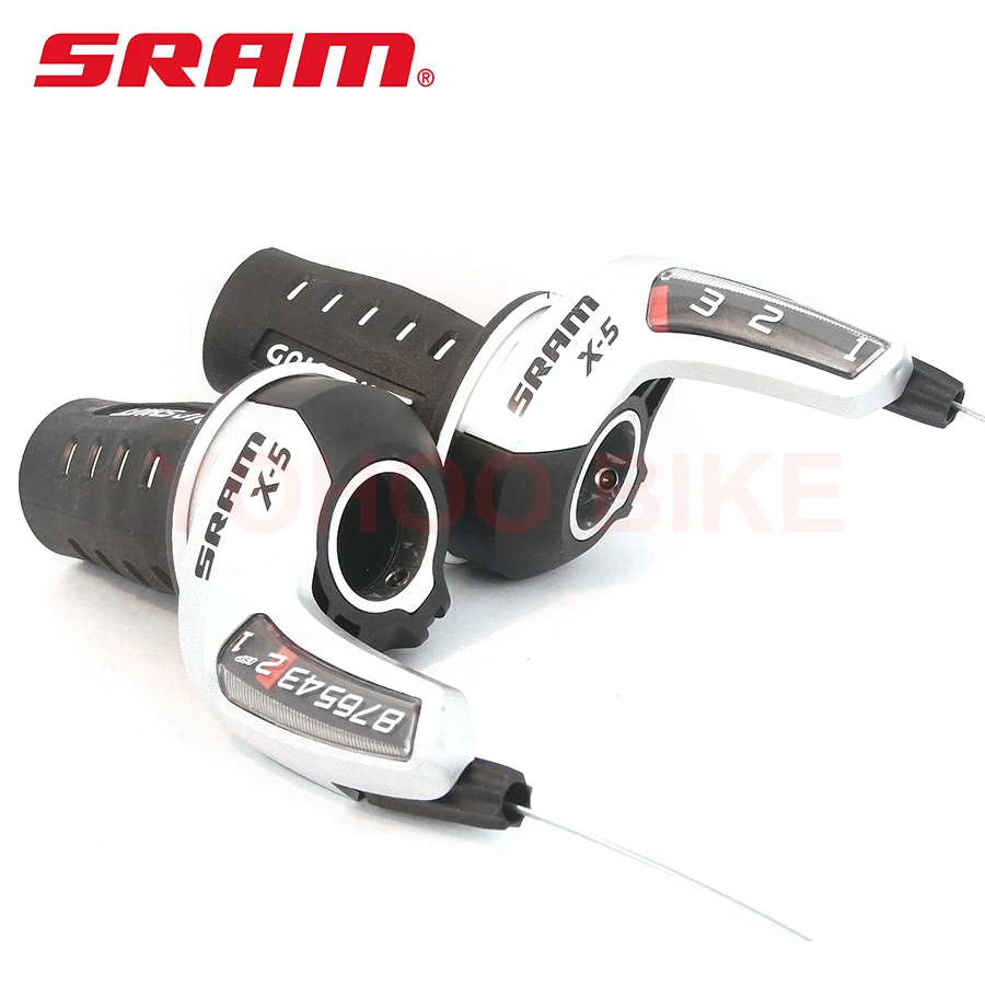 SRAM X5 твист переключения передач набор 3/8/24 скорости с кабелем для mtb горный велосипед передний задний переключатель комплектующие детали для велосипеда