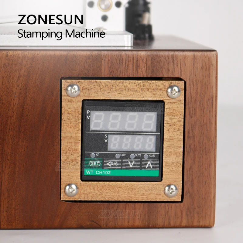 

ZONESUN Digital PVC Card Book Leather Paper Wood Custom Logo Printing Embossing Hot Foil Stamping Machine Heat Press Machine