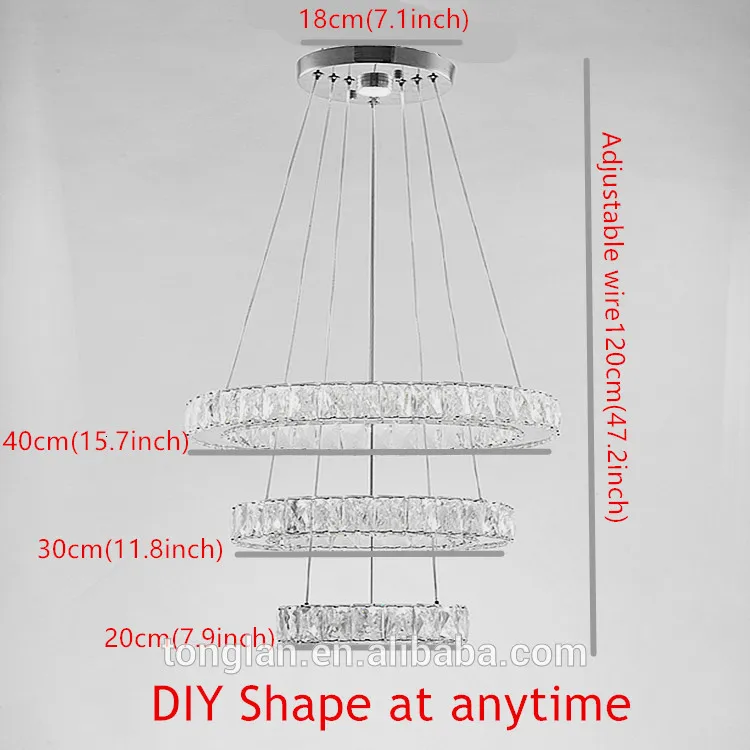 2019 Хрустальные стеклянные подвесные светильники для велосипеда Tijdens Lux Asia