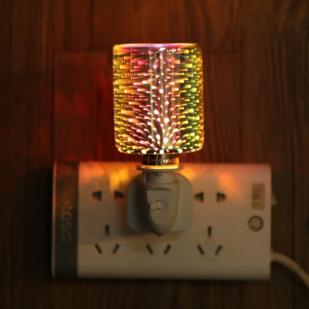 Мозаика светодиодный светильник с электрической вилкой воск расплава масляная