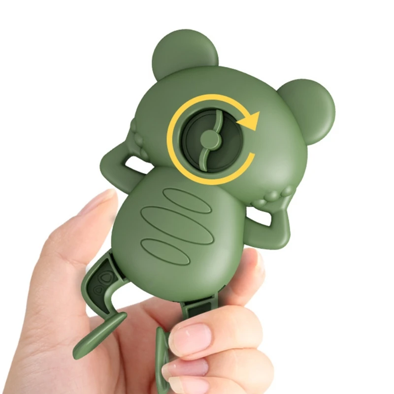 1Pc Bite-Free Swimming Frog Interactive Play Water Swimming Pool Toy Baby Bathing Outdoor Water Shower Clockwork Toy