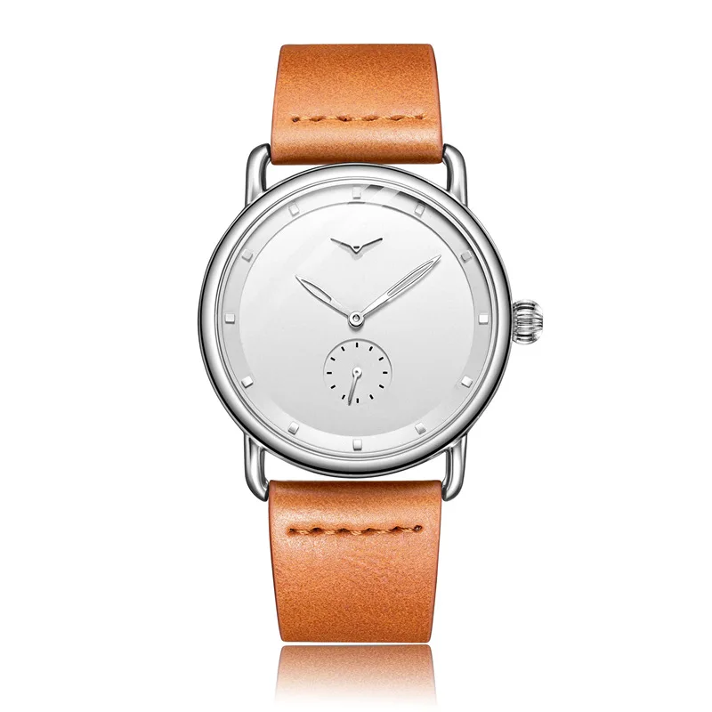 

High-end Simple Fashion Casual Men's Watch Leather Belt Sports Quartz Watch Waterproof Business Watches Relogio Masculino