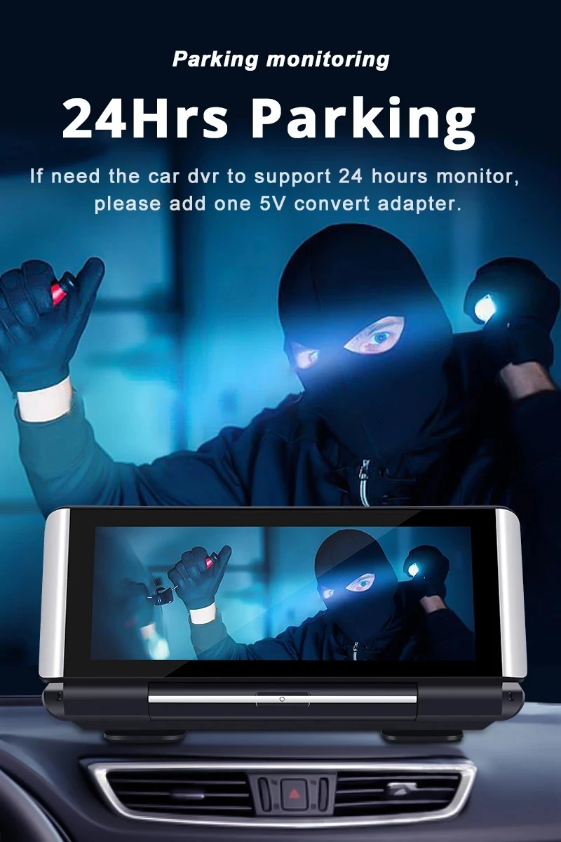Лучший 7-дюймовый Автомобильный видеорегистратор GPS 4G Android 8 1 FHD 1080P 2 Гб ОЗУ 16 ГБ с