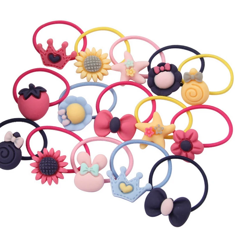 Набор детских резинок для волос с бантом 20 шт. цвет в ассортименте аксессуары