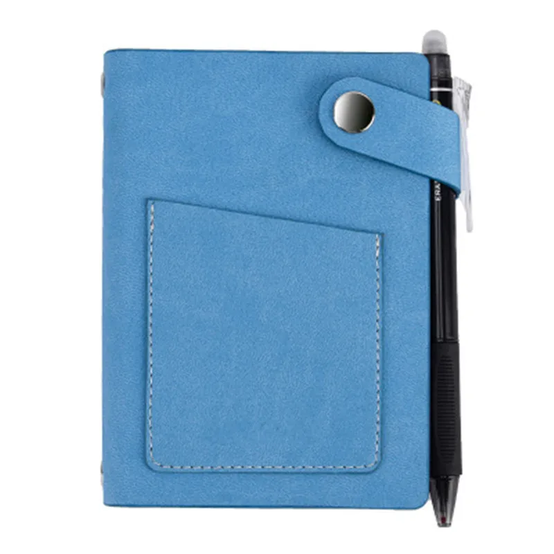 

Mini Smart Reusable Erasable Spiral A6 Notebook Diary Notepad Vintage Leather Paper Note Book Office School Stationery Gift