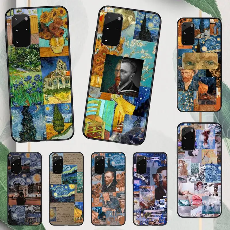 

Retro art van Gogh painting Phone Case For Samsung galaxy A S note 10 12 20 32 40 50 51 52 70 71 72 21 fe s ultra plus