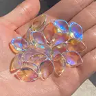 Бусины-разделители для браслета, 204060 шт., AB цвета, лепестки лилии, чешский лэмпворк, стеклянные бусины, для самостоятельного изготовления ювелирных изделий