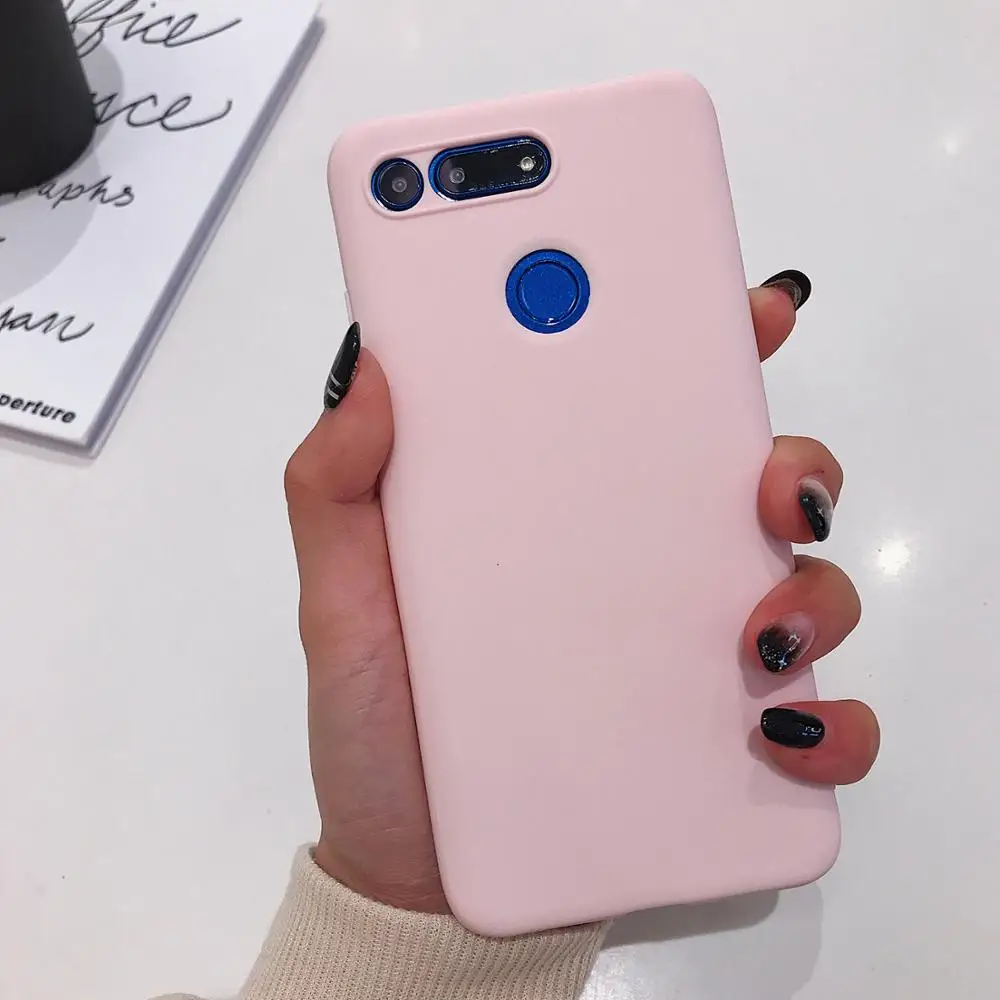 huawei honor view 20 case candy color slim soft silicon phone case for huawei honor v20 view20 matte full body tpu back cover free global shipping