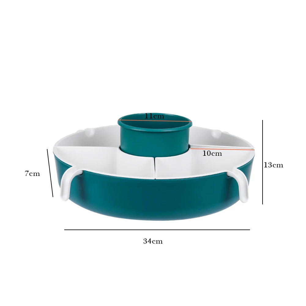 

Rotating Drain Basket Noodles Vegetables 5 Compartments Fruit Vegetable Washing Strainer Basket Colander Kitchen Tools