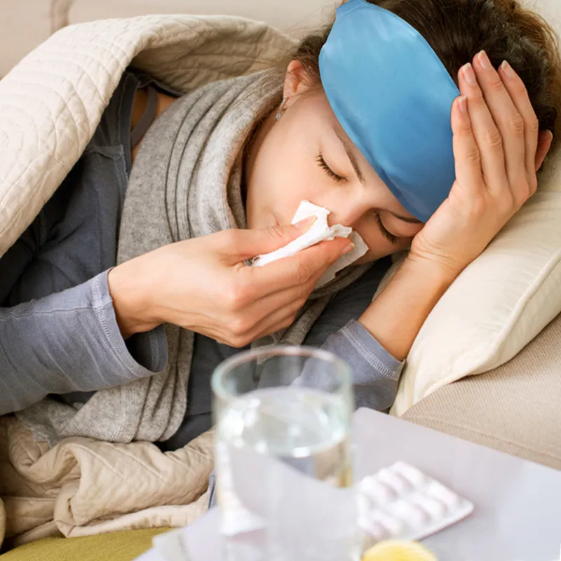 Гелевая маска для глаз Уход за глазами холодный пакет ледяной физическое