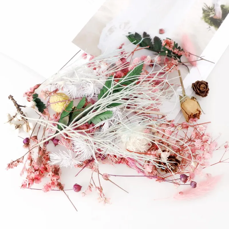 Ароматерапия Свеча diy Материал вечный сушеный цветок Комбинация ручной работы