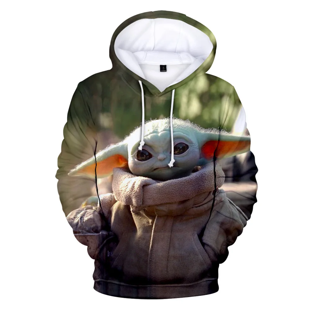 Детские толстовки с капюшоном 3D принтом Звездные войны мандалор йода костюмы для