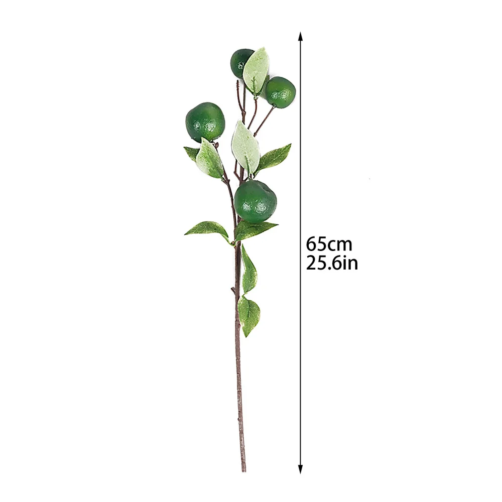 Искусственные оранжевые украшения для дома цветы имитация апельсинов ветки