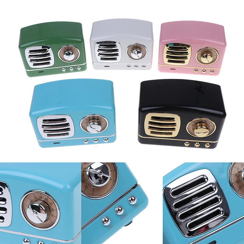 Винтажная Беспроводная стереоколонка 1 шт. мини Ретро bluetooth колонка с поддержкой