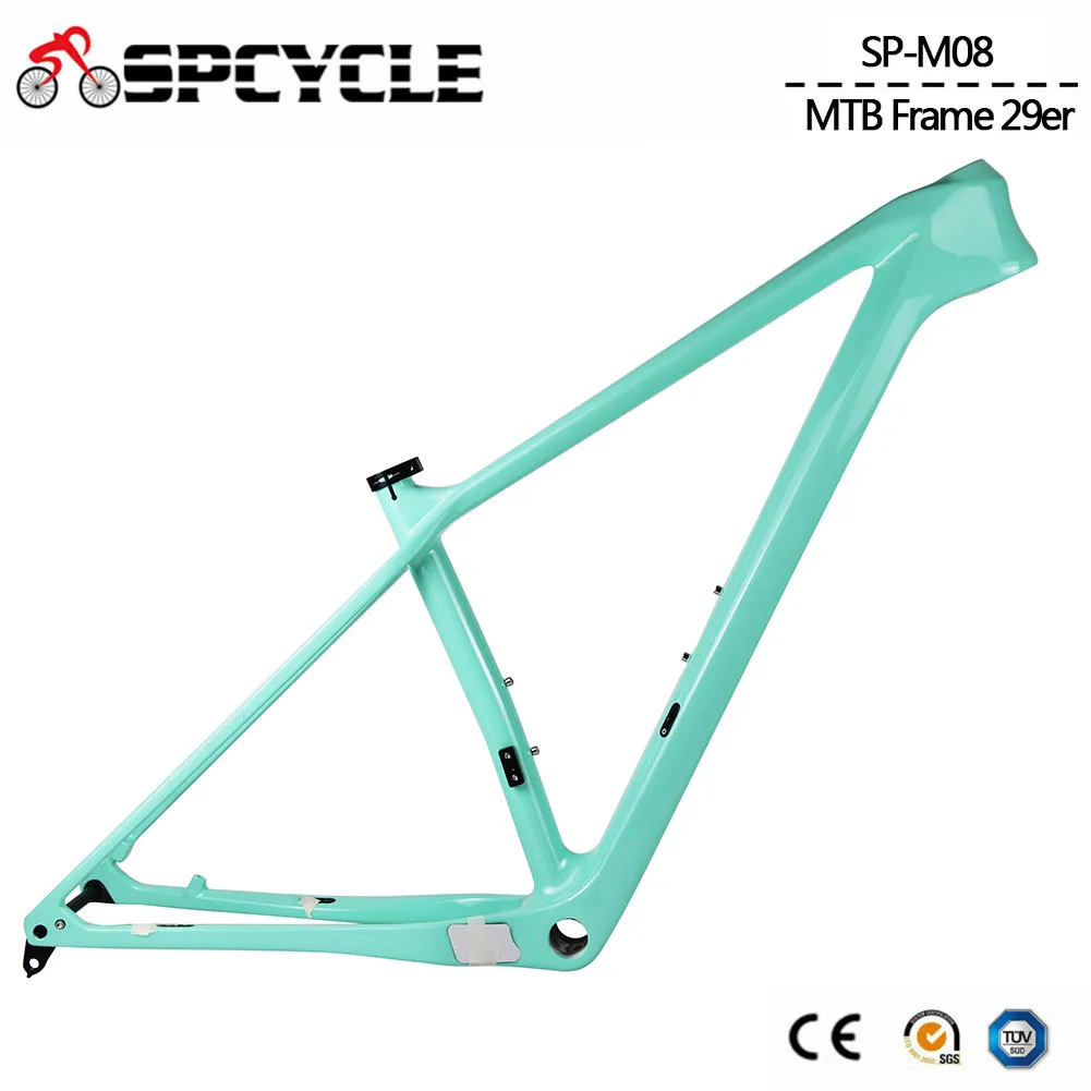 Spcycle 29er MTB углеродный BSA 142x12 мм через ось или 148x12 Boost рама карбоновая для горного