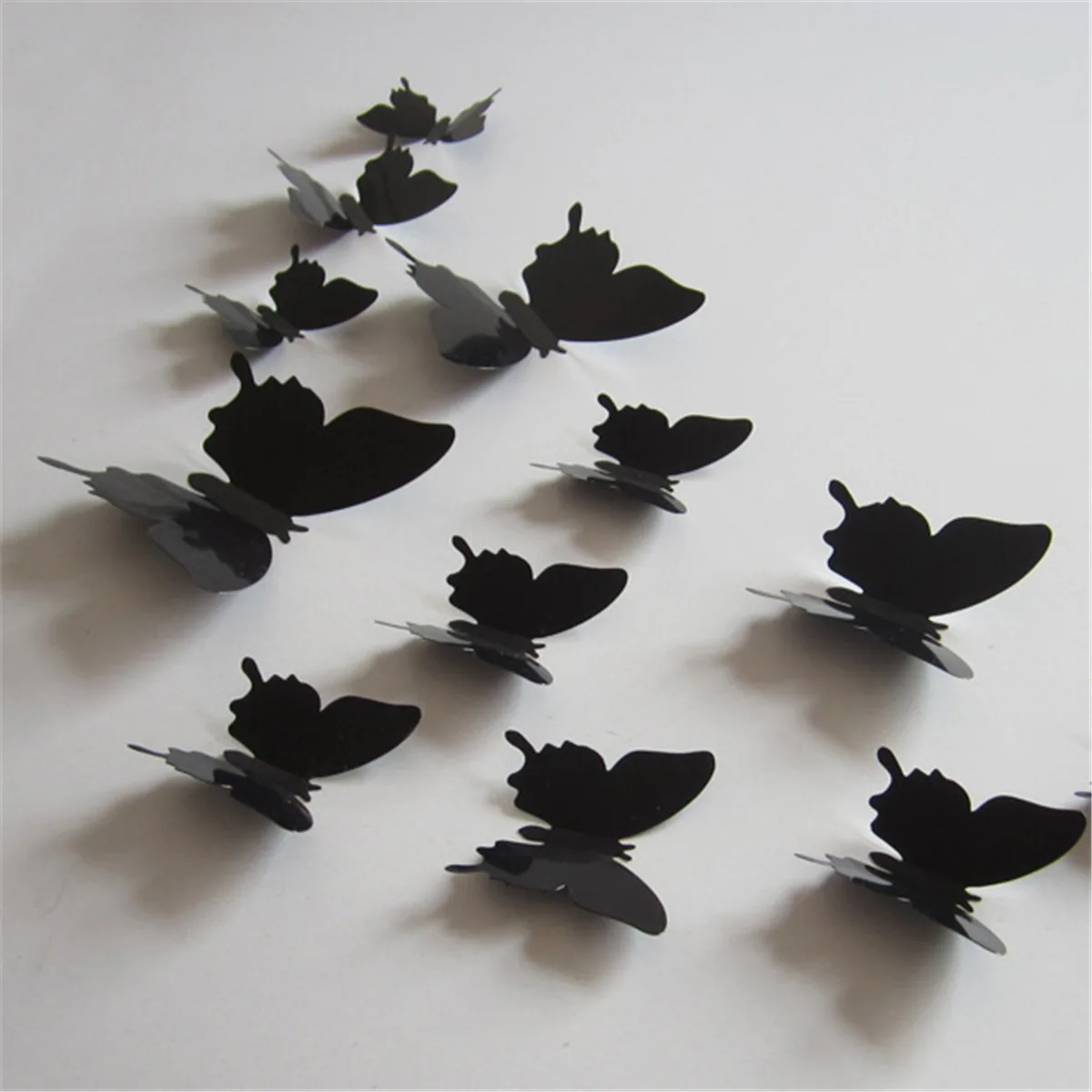 

12Pcs 3d Effect Crystal Butterflies Wall Sticker Beautiful Butterfly for Wedding Display Kids Room Wall Decals Home Decoration