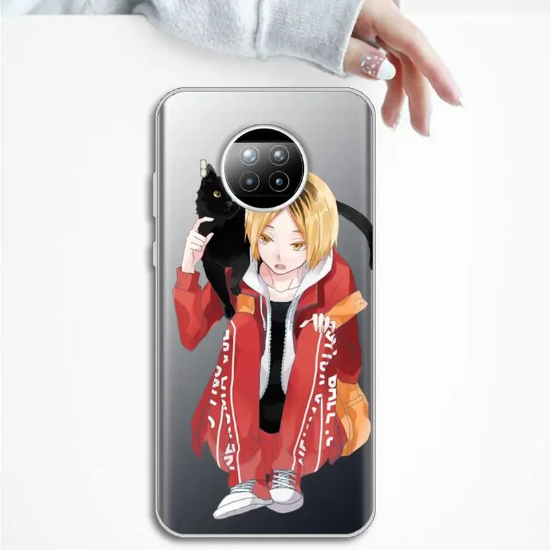 

Kenma Kozume Haikyuu!! Phone Case Transparent Clear for Xiaomi Redmi note 10 t 8 9 pro lite 11