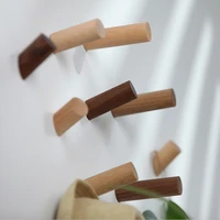 solid wood hook log clothes and hats hook wall decoration creative wooden wall hanging porch clothes and hats hook door hanging