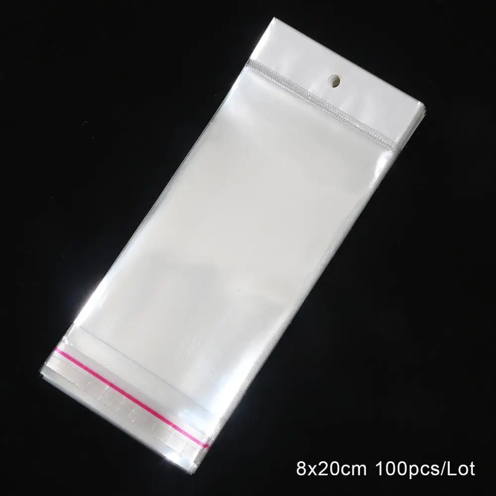 

Прозрачные самоклеящиеся пакеты для хранения бижутерии Hua Ming Ce