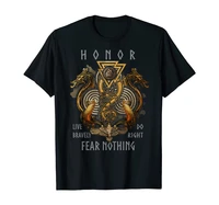 viking honor valhalla valknut odin strength t shirt