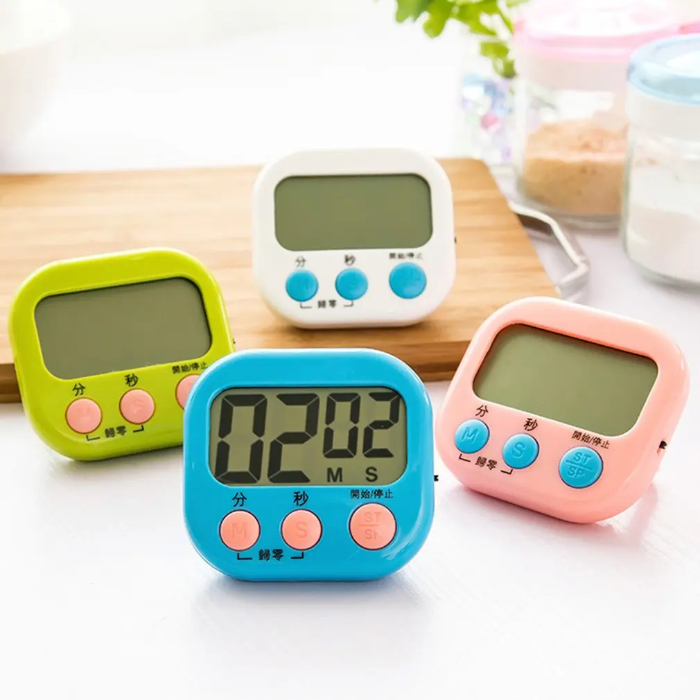 Cute Mini Timer Clock Cooking Mechanical Home Decorating Portable Kitchen Gadget with Bracket | Дом и сад