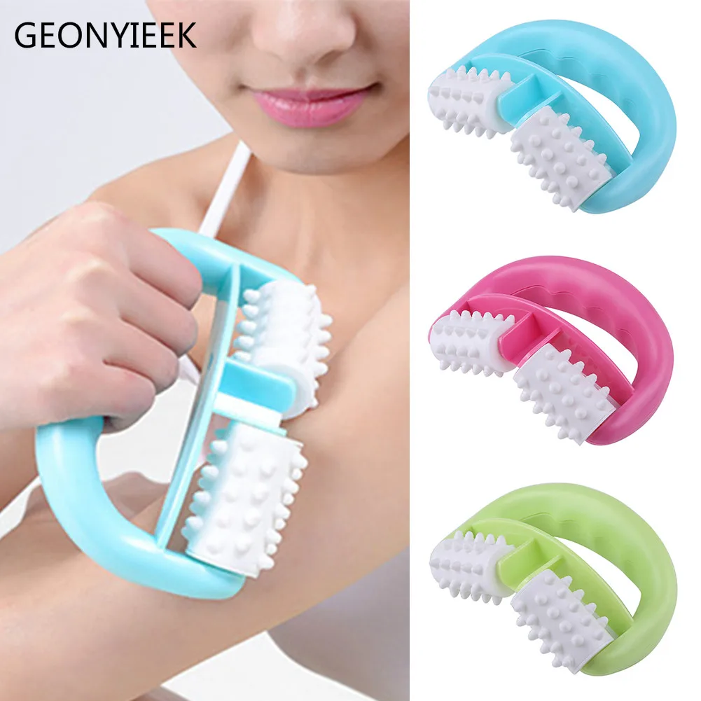 Ролик для массажа целлюлита 1 шт. синий D контроль жира ролики ног живота шеи