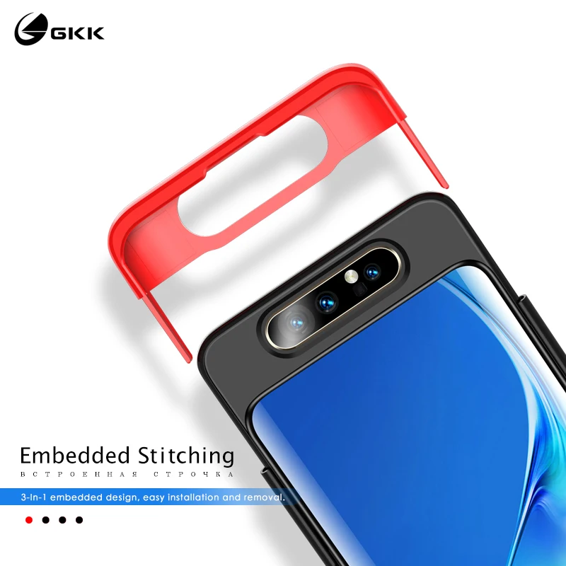 3 in 1 Full Proction Case For Samsung galaxy A80 A50 A51 A71 A01 A10 A20 A31 A21s M31 M51 Case Hard Matte Cover For Samsung A80
