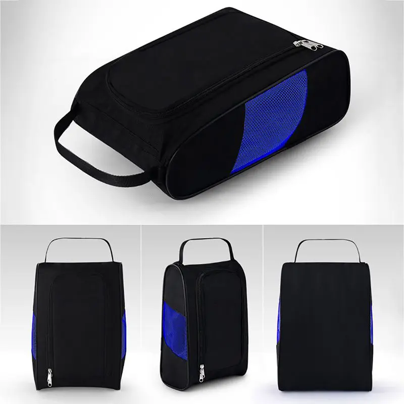 Golf Shoes Bag Breathable Portable Water Resistant Zipper Shoe Case Carrier Golf Shoes Holders
