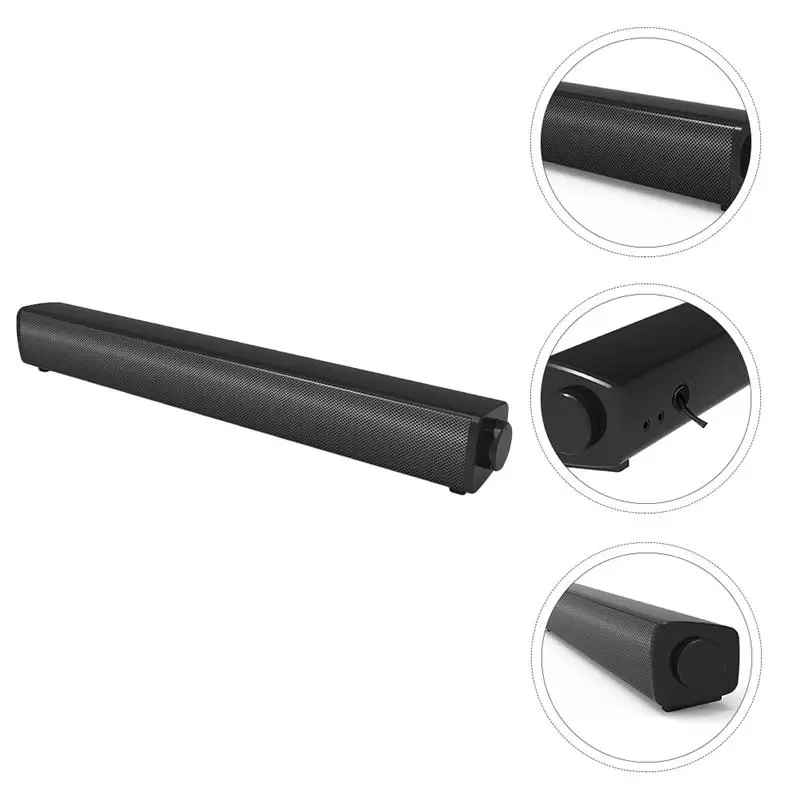 

1pc Computer Speaker Durable Useful Good Wired Soundbar Computer Soundbar Computer Speaker