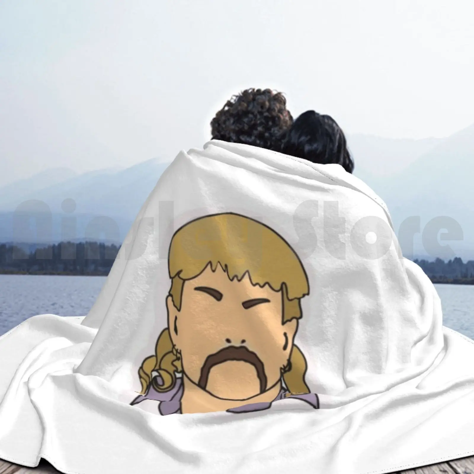 Экзотическое одеяло Джо с наклейками для дивана-кровати путешествия