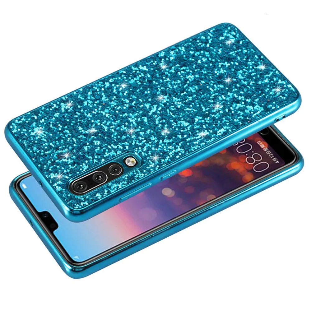 Lovebay чистый цветной Блестящий Шикарный чехол для телефона для huawei P20 Pro Lite P30 Pro mate 20X Honor 20 Lite Nova 4 TPU задняя крышка