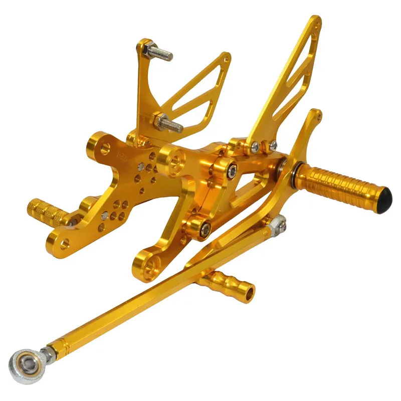 Waase для Yamaha YZF R1 2004 2005 2006 ЧПУ Регулируемый Rider задний комплект Rearset подножка подножки