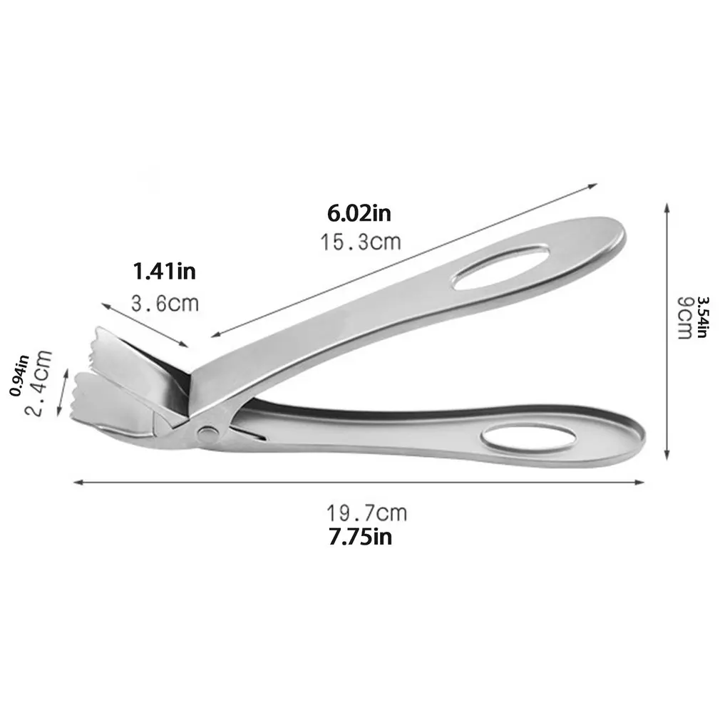 

Multifunctional Stainless Steel Anti Hot Bowl Clip Dish Clamp Pot Pan Plate Holder Household Kitchen Tool