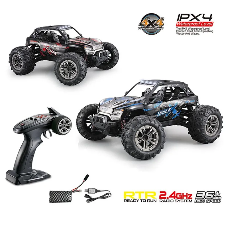 

9137 Радиоуправляемая машина 4WD 2,4G Радиоуправляемая машина 1/16 36 км/ч высокоскоросветодиодный ная светодиодная подсветка пустыня внедорожник высококлассные грузовые автомобили RTR Игрушки для мальчиков