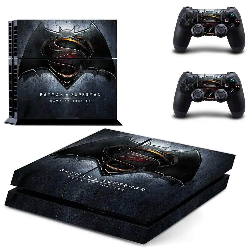 Наклейка s Batman v Superman наклейка для PS4 PS 4 игровая станция Pegatinas консоли playstation и 2