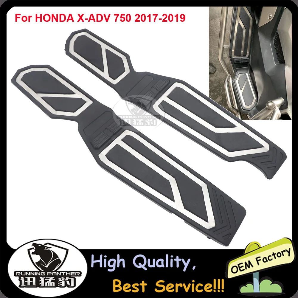 Для HONDA X ADV 750 2017 2019 мотоциклетная CNC алюминиевая подставка для ног Подножка автомобильного велосипеда
