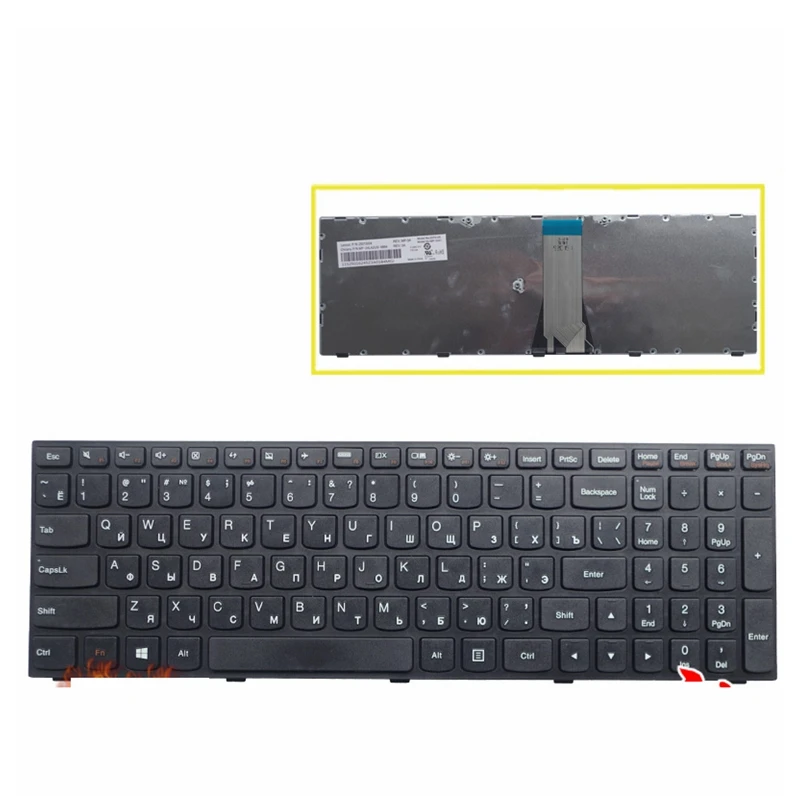 Новая русская клавиатура для ноутбука LENOVO B50 30 40 70|Клавиатуры замены| |