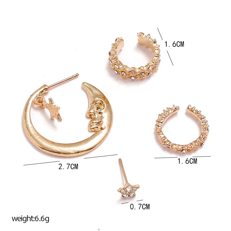 

4pcs set new fashtion earrings set