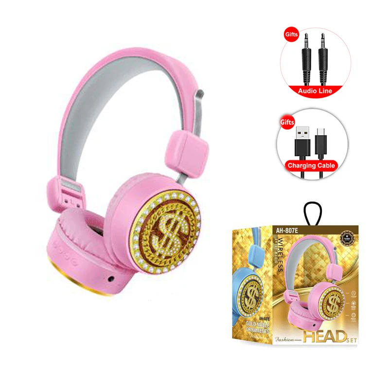 

Bluetooth-гарнитура с микрофоном и шумоподавлением для девочек